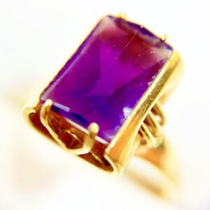 K18(18金) 　アメジストリング