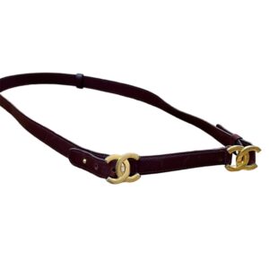 CHANEL ダブルココマーク レザーベルト