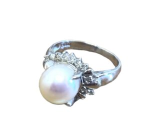 Pt900 パール リング