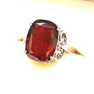 K14WG ガーネット リング