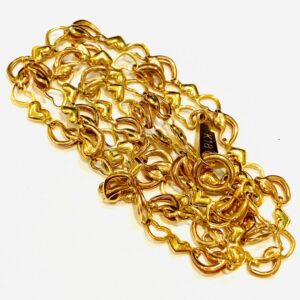 K18 ネックレス ハートデザイン