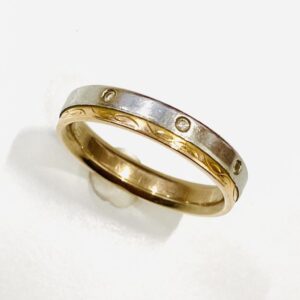 K18 Pt900 コンビリング