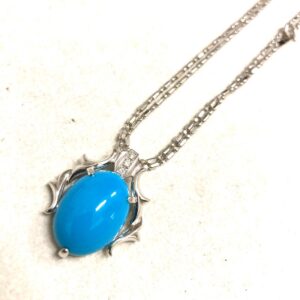 K18WG ターコイズ ネックレス