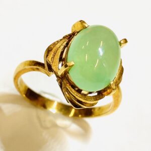 K18 ウォーターオパール付きリング