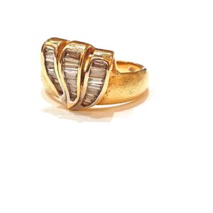 K18 メレダイヤ 0.45ct デザインリング