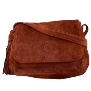 CHANEL スエード フリンジショルダーバック