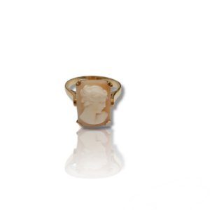 K18 リング カメオ