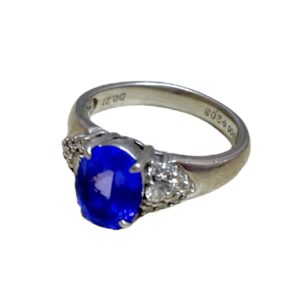 Pt900 リング　アメジスト