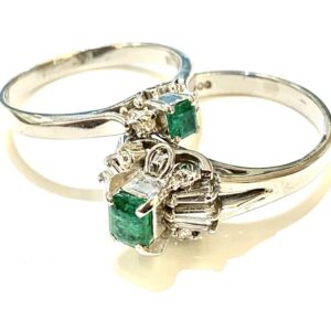 Pt850 エメラルドリング