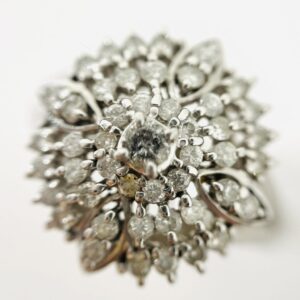 Pt900 メレダイヤ0.5ct付リング