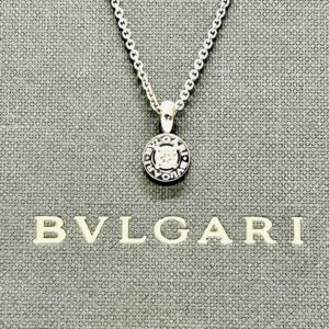 BVLGARI ブルガリブルガリ ワンポイント ダイヤ ネックレス