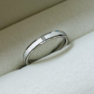 Pt900 メレダイヤ付リング