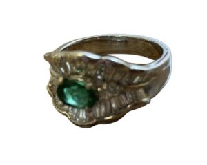 Pt950 エメラルド リング