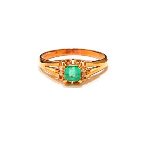 K18 エメラルド リング