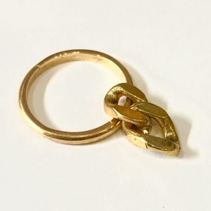 K18 リング ブレスレット片