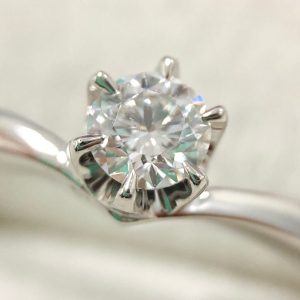 ダイヤモンドリング Pt900 プラチナ