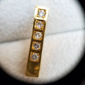 ペンダント 24金 ダイヤモンド