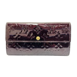 LOUIS VUITTON ルイ・ヴィトン ポルトフォイユ・サラ モノグラム ヴェルニ