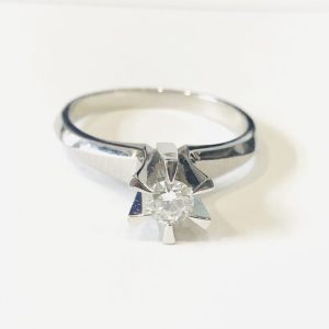 Pt900 ダイヤモンド リング 0.21ct