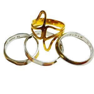 K18/18金 Pt900/K18 コンビリングまとめ