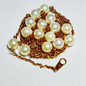 K18/18金 ネックレス 真珠 パール 11.25ct ネックレス