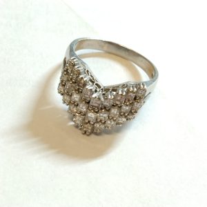 Pt850リング　ダイヤモンド