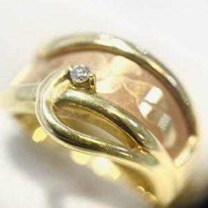 K18 メレダイヤリング