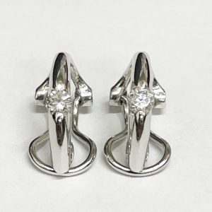 Pt900 ダイヤモンドイヤリング アクセサリー