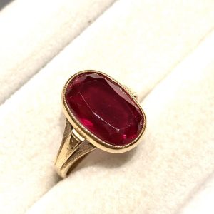K18 18金 ルビー リング