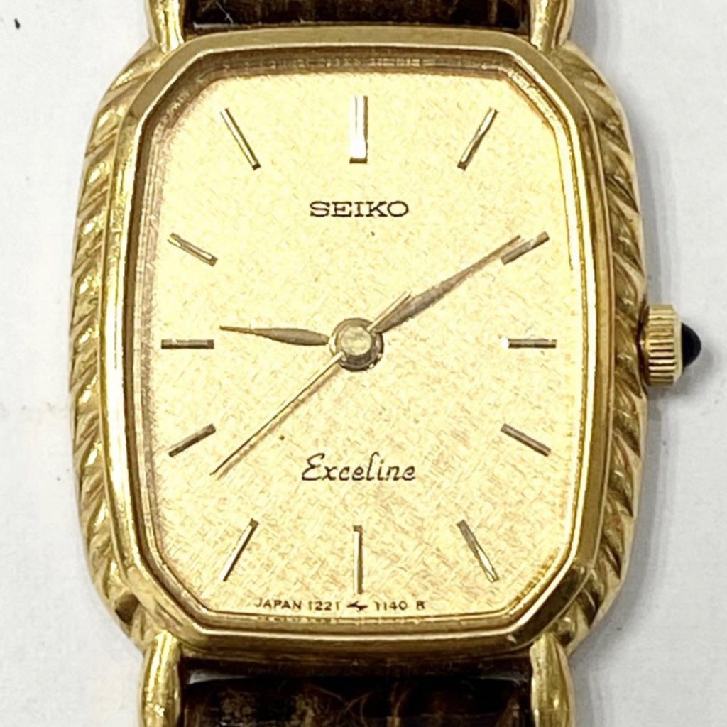 SEIKO セイコー Excelin 1221-5830 14K 腕時計