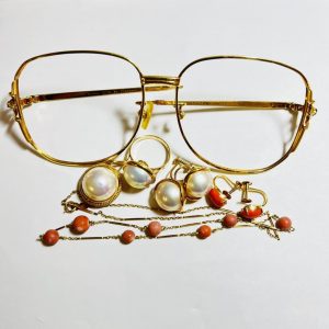 K18/18金 リング ネックレス メガネフレーム まとめ