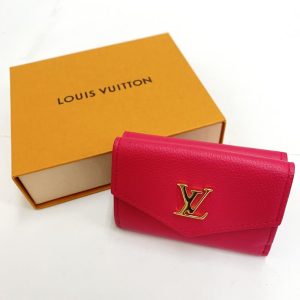 LOUIS VUITTON(ルイヴィトン) ポルトフォイユ・ロックミニ ローズポンディシェリ レディース財布