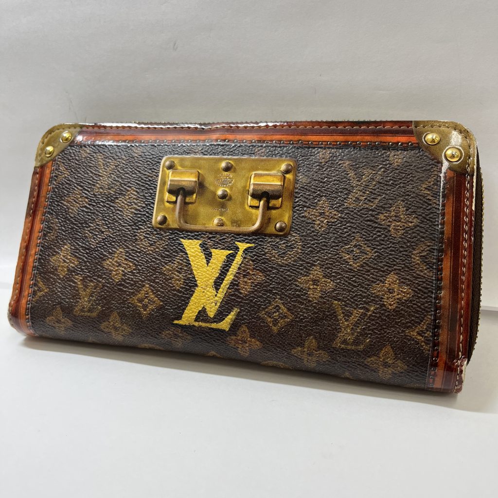 Louis Vuitton ジッピーウォレット モノグラム トランクタイム 財布