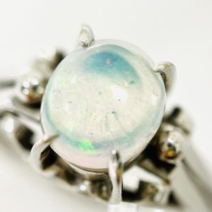 K14WG オパール1.3ctリング