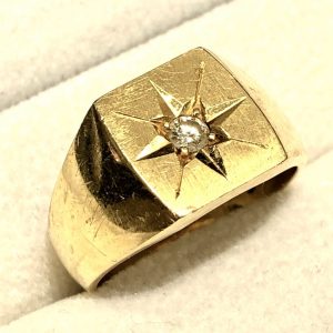 K18 18金 ダイヤ 0.1ct リング