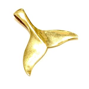 K18 ホエールテール ペンダントトップ