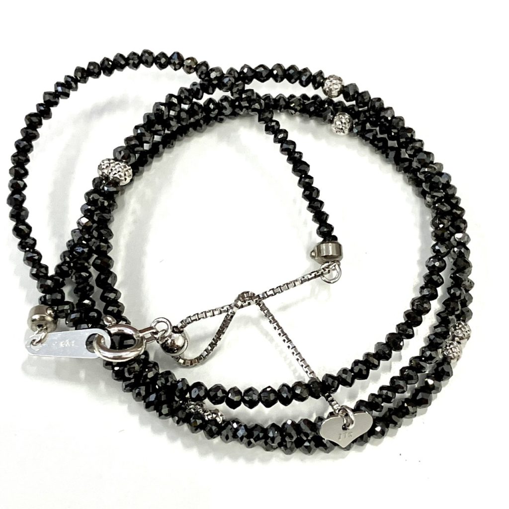 K18WG 15.0ct ブラックダイヤモンドネックレスの買取実績 | 買取専門店 