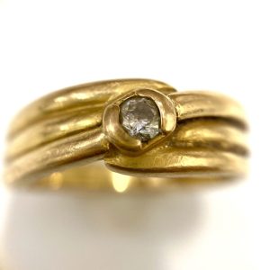 K20 メレダイヤ付きリング