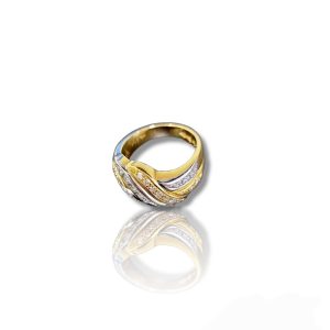 K18 Pt900 コンビリング