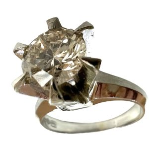 Pt900　ダイヤモンド付きリング