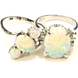 Pt850 オパール リング