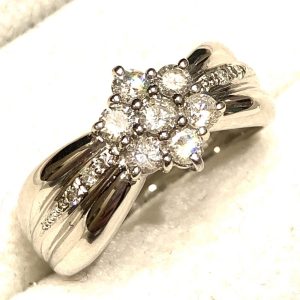 Pt900 プラチナ900 ダイヤ 0.5ct リング
