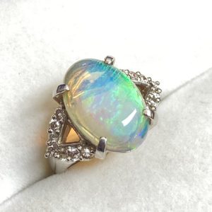 Pt900 オパール リング