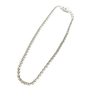 K18WG メレダイヤ付き ネックレス