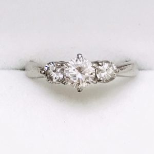 Pt900 石付き リング アクセサリー