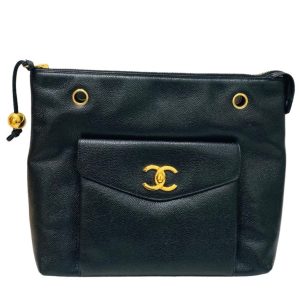 CHANEL キャビアスキン ショルダーバッグ