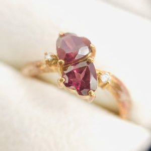 K18 リング ルビー メレダイヤ  アクセサリー