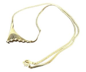 K18 ネックレス 石あり