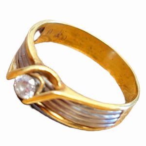 K18/Pt900  リング