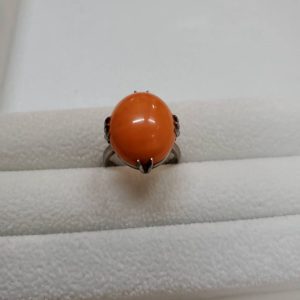 リング サンゴ K18